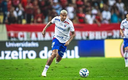 Partida entre Flamengo e Fortaleza, pelo Brasileirão (Foto: Baggio Rodrigues/Fortaleza EC)