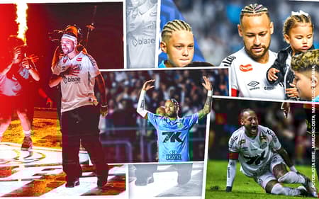 Neymar completa seis meses da estreia pelo Santos. (Foto: Divulgação/ Lance!)