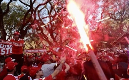 Festa da torcida do Internacional