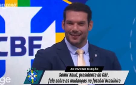 Presidente da CBF, Samir Xaud, ao vivo no Seleção Sportv