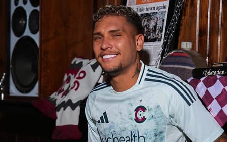 Rafael Navarro chegou ao Colorado Rapids, dos Estados Unidos, depois de uma passagem pelo Palmeiras. (Foto: Divulgação/ Instagram)