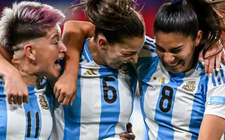 Argentina vence Uruguai e fica em terceiro na Copa América Feminina. (Foto: Conmebol/Divulgação)