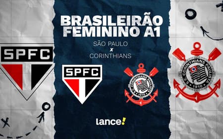 São Paulo e Corinthians duelam pelo Brasileirão Feminino.