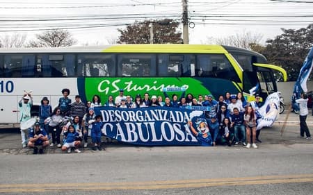 Torcida Desorganizada Cabulosa, do Cruzeiro Feminino. (Foto: Fábio Xavier)