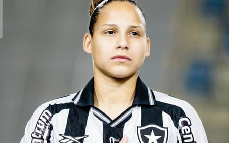 Duda Basílio, meia do Botafogo na temporada 2025. (Foto: William Oliveira Silva/Divulgação)