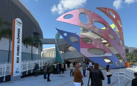 Fachada do Rio Museu Olímpico (Foto: Kauhan Fiaux / Lance!)
