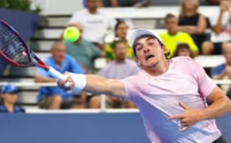 João Fonseca na derrota na terceira rodada de Cincinnati (Divulgação)