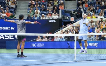João Fonseca e Juan Martin Del Potro (Divulgação/USTA)