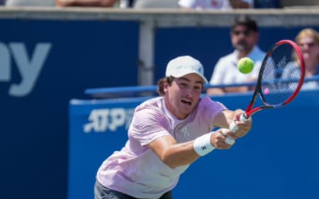 João Fonseca na derrota na estreia de Toronto (Divulgação/ATP)
