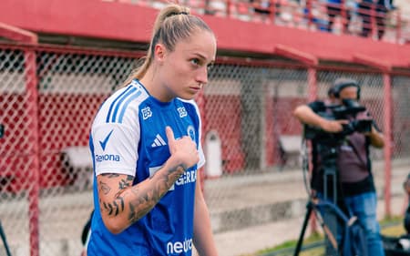 Isa Haas começou como titular em Cruzeiro x Corinthians, pela Copa do Brasil Feminina. (Foto: CBF/Divulgação)