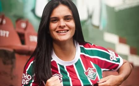Gabrielly Louvain reforça o Fluminense até o fim de 2027. (Foto: Fluminense/Divulgação)