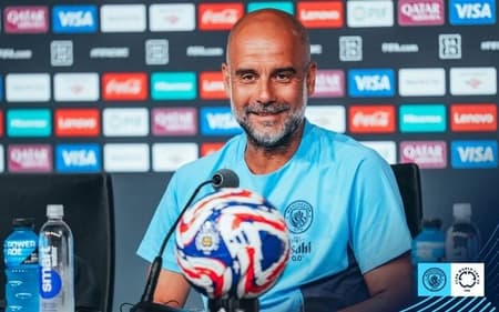 Guardiola falou sobre o Al-Hilal em entrevista coletiva (Foto: Divulgação/Manchester City)