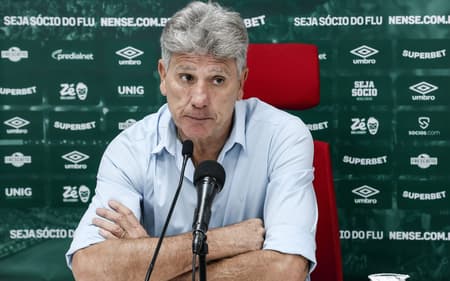 Renato Gaúcho, técnico do Fluminense, em coletiva de imprensa (Foto: Lucas Merçon/Fluminense)