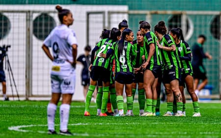 América Mineiro elimina Santos na Copa do Brasil Feminina. (Foto: Mourão Panda / América)