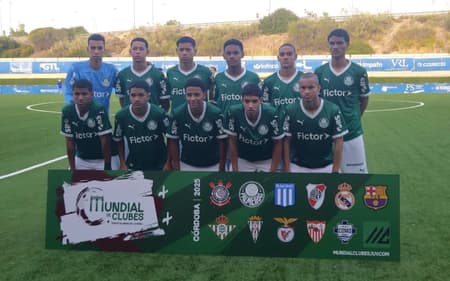 Palmeiras saiu vencedor sobre os quatro espanhóis que enfrentou até o momento - Mundial sub-17