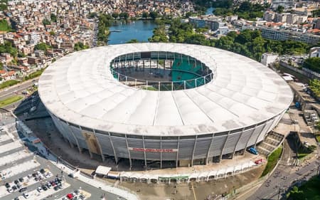 Vista aérea da Arena Fonte Nova (Foto: San Junior / Divulgação)