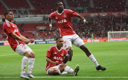 Comemoração gol do Internacional