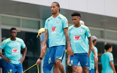 João Pedro farã função de centroavante na Seleção (Foto: Rafael Ribeiro/CBF)