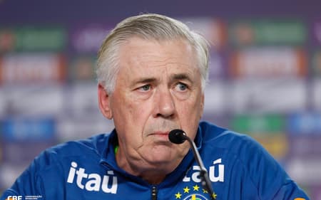 Carlo Ancelotti, técnico da Seleção Brasileira (Foto: @rafaelribeirorio / CBF)