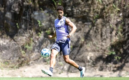 Chris Ramos em treino do Botafogo (Foto: Vítor Silva/Botafogo)