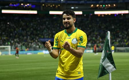 Flaco López, atacante do Palmeiras