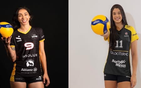 Ana Flávia e Mayra Souza, jogadoras de vôlei brasileiras presas no Nepal (Foto: Reprodução/Instagram)