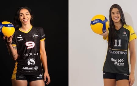 Ana Flávia e Mayra Souza, jogadoras de vôlei brasileiras presas no Nepal (Foto: Reprodução/Instagram)
