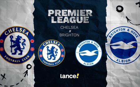 Chelsea x Brighton pela Premier League (Arte: Lance)