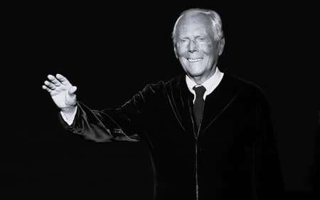 Giorgio Armani faleceu nesta quinta, aos 91 anos (Foto: Emmanuel Dunand/AFP)