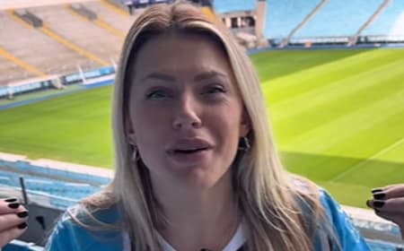 "Movimento Imortal" foi divulgado em vídeo colaborativo do Grêmio com o patrocinador no Instagram. (Foto: Reprodução/Instagram)