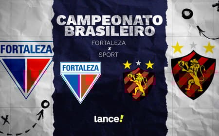 Fortaleza e Sport se enfrentam na Arena Castelão (Foto: Arte/Lance!)