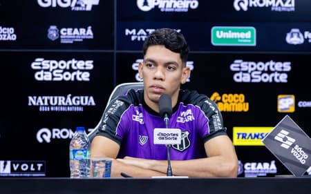 Paulo Baya, atacante do Ceará (Foto: Felipe Santos/Ceará SC)