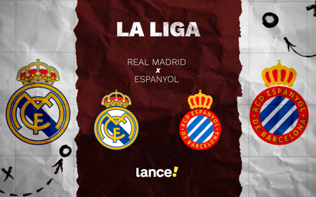 Real Madrid x Espanyol em duelo de La Liga (Arte: Lance!)