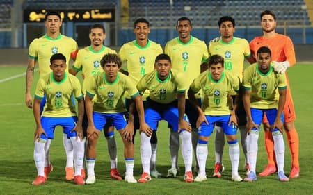 Seleção brasileira sub-20 realizou três amistosos no Egito (Foto: Reprodução/Gustavo Prado)