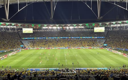 Maracanã lotado para o jogo da Seleção (Foto: Gabriel Gaudêncio/Lance!)