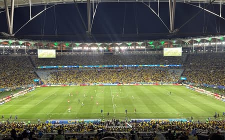 Maracanã lotado para o jogo da Seleção (Foto: Gabriel Gaudêncio/Lance!)