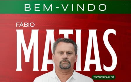 Ricardo Matias é o novo treinador da Portuguesa SAF. (Foto: Divulgação/Instagram/Portuguesa)