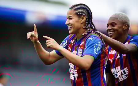 Cassia comemora seu gol pelo Bahia na Copa do Brasil Feminina (Foto: Leticia Martins/Bahia)