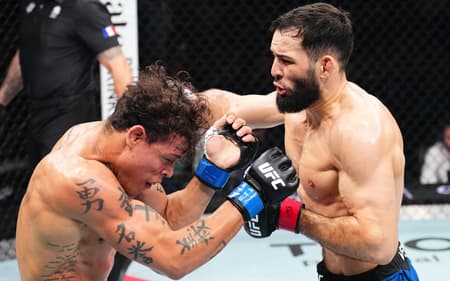 Imavov levou a melhor sobre Borralho (Foto: Twitter UFC Europe)