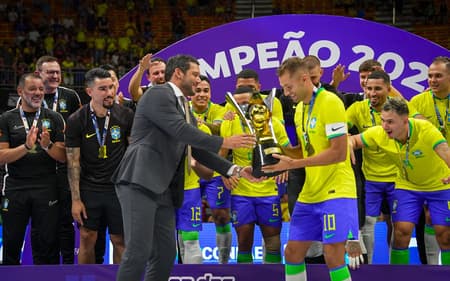 Seleção Brasileira de futsal foi campeã da Copa das Nações