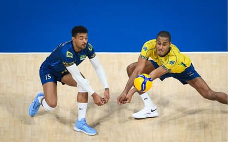Seleção Brasileira venceu a China por 3 sets a 0 na estreia do Mundial de Vôlei masculino (Foto: Volleyball World)