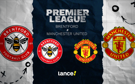 Brentford x Manchester United: sexta rodada da Premier League (Foto: Arte/Lance!)
