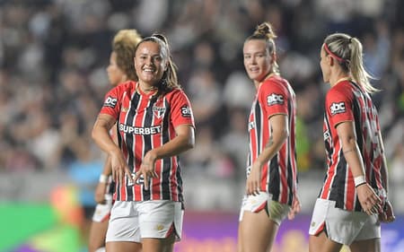 Camilinha abriu o placar no jogo São Paulo e Vasco, pela Copa do Brasil Feminina. (Foto: Staff Images/CBF)