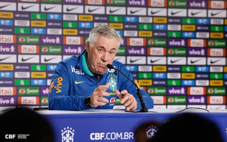 Carlo Ancelotti, técnico da Seleção Brasileira