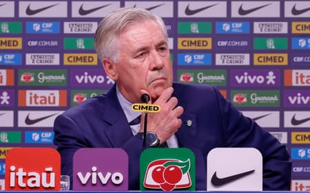 Carlo Ancelotti, técnico da Seleção Brasileira