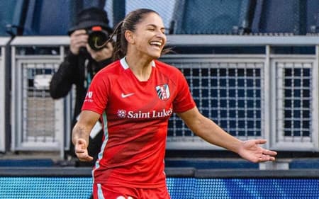 Debinha, atacante do Kansas, time da NWSL. (Foto: Kansas/Divulgação)