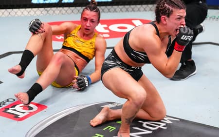Dern x Ribas 2 - duelo de brasileiras abriu o ano do UFC (Foto: Reprodução Twitter UFC)