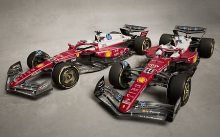 Pintura especial da Ferrari homenageia Niki Lauda (Foto: Divulgação / Ferrari)