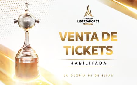 Conmebol divulga informações de vendas de ingresso para a Libertadores Feminina (Foto: Reprodução/Conmebol)