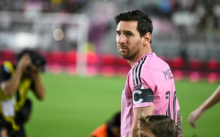 Lionel Messi em ação pelo Inter Miami (Foto: CHANDAN KHANNA / AFP)